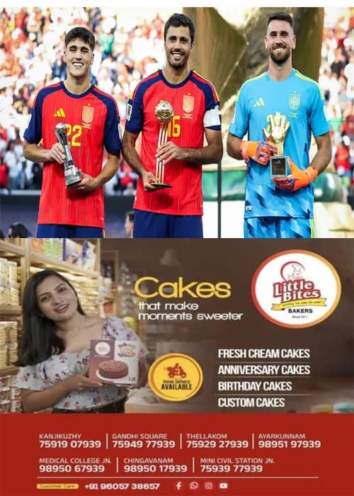 ടൂർണമെന്റിലെ മികച്ച താരമായി റോഡ്രി;മികച്ച യുവതാരം പൗ കുബാർസി; ഗോൾഡൻ ഗ്ലൗ നേടി ഉനായ് സിമോൺ;ഏറ്റവും കൂടുതൽ ഗോൾ നേടിയ താരത്തിനുള്ള ഗോൾഡൻ ബൂട്ട് ഇത്തവണയും എംബാപെ സ്വന്തമാക്കി