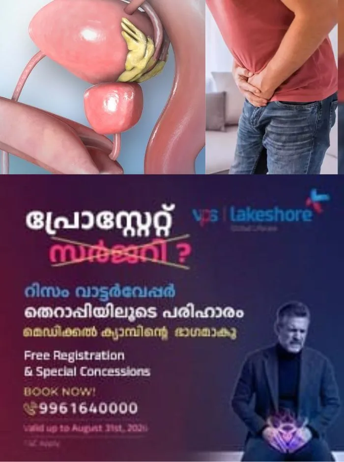 പ്രോസ്റ്റേറ്റ് വീക്കം: ചികിത്സയെ ഭയക്കേണ്ട, മണിക്കൂറുകൾക്കുള്ളിൽ പരിഹാരത്തിന് റിസം വാട്ടർ വേപ്പർ തെറാപ്പി
