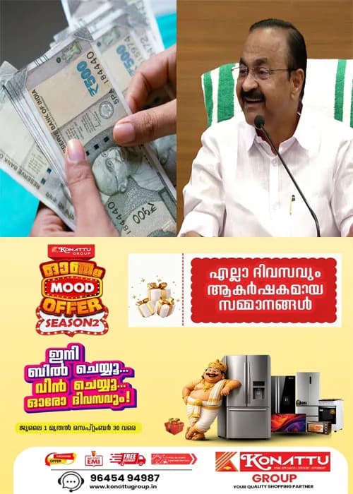  സംസ്ഥാനത്തെ വനിതാ-ശിശുക്ഷേമ സംരക്ഷണ കേന്ദ്രങ്ങളിലെ കുട്ടികൾക്ക് ഓണം ആഘോഷിക്കാൻ 2 ലക്ഷം രൂപ അനുവദിച്ച് സർക്കാർ;ഓണാഘോഷത്തിന്റെ ഭാഗമായി 16 സംരക്ഷണ കേന്ദ്രങ്ങളിലെ 250 കുട്ടികൾക്ക് ഓണസദ്യയും ഔട്ടിംഗും സിനിമ കാണാനുള്ള സൗകര്യവും ഏർപ്പെടുത്തും