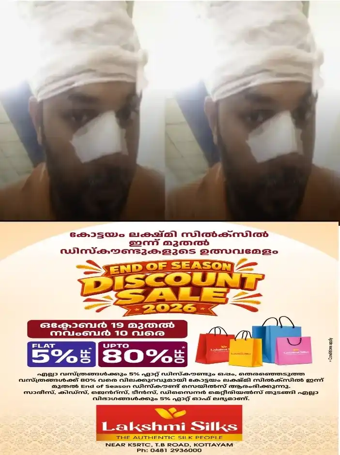 ഭക്ഷണം ഓർഡർ എടുക്കാനെത്തിയ ഫുഡ് ഡെലിവറി ജീവനക്കാരന് നേരേ ആക്രമണം;മൂർച്ചയുള്ള ആയുധം കൊണ്ട് കഴുത്തിന് പരിക്കേൽപ്പിച്ചു;തലയിലും മുഖത്തും എട്ട് തുന്നലുകൾ; ആക്രമിച്ചത് മറ്റൊരു ജീവനക്കാരൻ