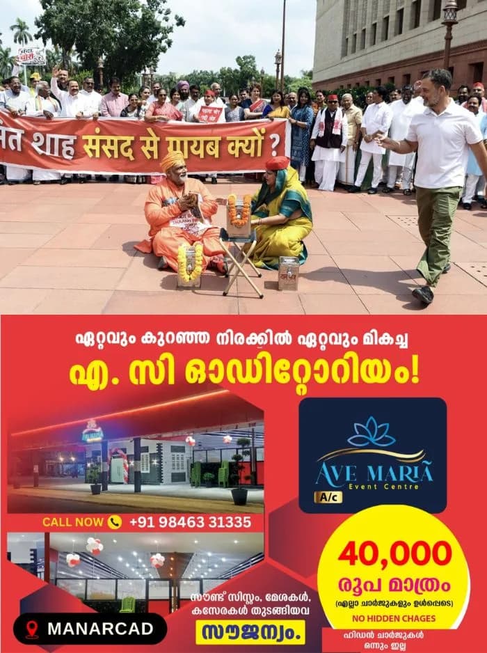 'സനാതന ധർമ്മത്തെ അപമാനിച്ചു'; അയോധ്യ സംഭാവന തട്ടിപ്പിനെതിരായ ആക്ഷേപഹാസ്യ പ്രതിഷേധത്തിൽ രാഹുൽ ഗാന്ധിക്കെതിരെ പരാതിയുമായി ബിജെപി