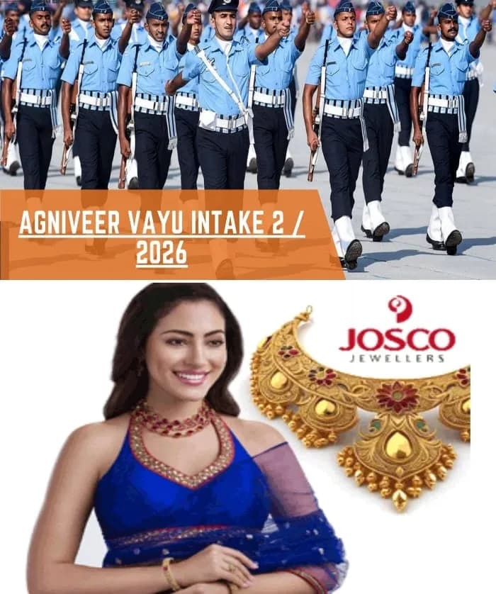 ഇന്ത്യൻ വ്യോമസേനയിലേക്ക് അഗ്നിവീർ തസ്തികകളിലേക്ക് അപേക്ഷ ക്ഷണിച്ചു; ജൂലായ് 26 വരെ ഓണ്ലൈനായി അപേക്ഷിക്കാം