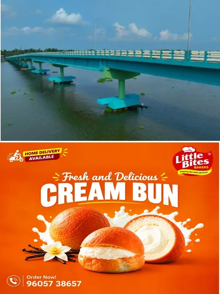 വേമ്പനാട്ടു കായലിനു കുറുകെ നേരേകടവ് - മാക്കേക്കടവ് പാലം ഇന്ന് മുഖ്യമന്ത്രി വി.ഡി. സതീശൻ നാടിന്സമർപ്പിക്കും