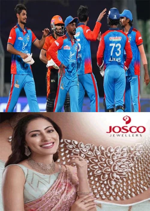 കെസിഎല്ലിലെ നിർണ്ണായക പോരാട്ടത്തിൽ കാലിക്കറ്റ് ഗ്ലോബ്സ്റ്റാർസിനെ 6 വിക്കറ്റിന് തോല്പിച്ച് ഏരീസ് കൊല്ലം സെയിലേഴ്സ്