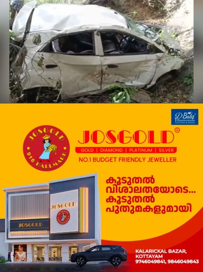 കാർ റോഡരികിലെ പാറയിൽ ഇടിച്ച് കൊക്കയിലേക്ക് മറിഞ്ഞ് അപകടം; മൂന്ന് പേര്ക്ക് ദാരുണാന്ത്യം, സംഭവം തമിഴ്നാട്-അട്ടപ്പാടി അതിർത്തി പ്രദേശമായ മുള്ളിയിൽ