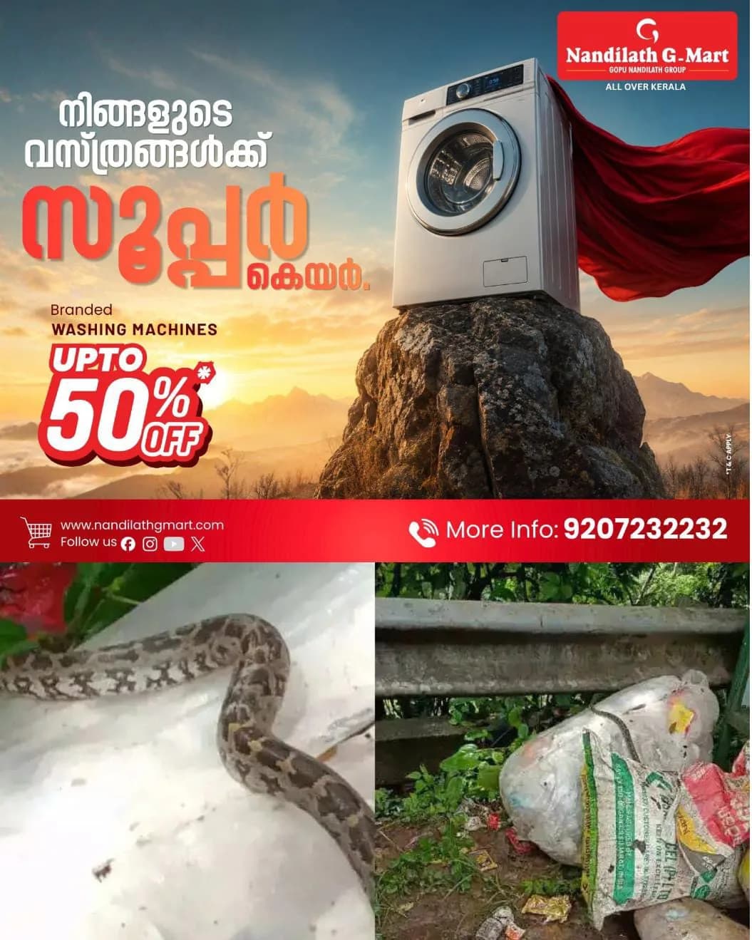 മാലിന്യ ചാക്ക് തുറന്നപ്പോൾ പാമ്പ് പുറത്തേക്ക് ചാടി: ഹരിത സേനാംഗങ്ങൾ രക്ഷപ്പെട്ടത് തലനാരിഴയ്ക്ക്: ആരോ മന: പൂർവം കെട്ടിവച്ചത്: സിസിടിവി ദൃശ്യങ്ങളുടെ പരിശോധന തുടങ്ങി.