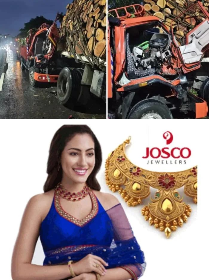 ടയര് പഞ്ചറായി നിര്ത്തിയിട്ടിരുന്ന തടി ലോറിയ്ക്ക് പിന്നില് വാഴക്കുലയുമായി എത്തിയ മിനി ലോറി ഇടിച്ച് അപകടം; മിനി ലോറിയുടെ ഡ്രൈവറെ പുറത്ത് എത്തിച്ചത് ലോറി വെട്ടിപ്പൊളിച്ച്, സംഭവം കോടിമത നാലുവരിപ്പാതയില്