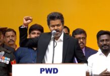 വാഗ്ദാനങ്ങൾ നൽകി വഞ്ചിക്കില്ല, പറഞ്ഞ കാര്യങ്ങൾ എല്ലാം നടപ്പാക്കും; മുഖ്യമന്ത്രിയായുള്ള ആദ്യ പ്രസംഗത്തിൽ വിജയ്