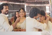 പ്രണയസാഫല്യം: സീരിയൽ താരങ്ങളായ ജിഷിൻ മോഹനും അമേയ നായരും വിവാഹിതരായി