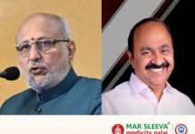 ‘സതീശൻ മുഖ്യമന്ത്രിയായി ശോഭിക്കട്ടെ, സതീശനായി എല്ലാവരും എഴുന്നേറ്റ് നിന്ന് കയ്യടിക്കണം’; ആഹ്വാനം ചെയ്ത് ഉപരാഷ്ട്രപതി