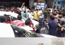 പ്രതിപക്ഷ നേതാവിന്റെ വീടിന് മുന്നില് ഇ ഡി ഉദ്യോഗസ്ഥർ ആക്രമിക്കപ്പെട്ട സംഭവം: അഞ്ച് പ്രതികളെ പൊലീസ് കസ്റ്റഡിയില് വിട്ടു