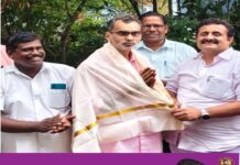 രാജീവ് ഗാന്ധി സ്വാശ്രയ സംഘത്തിന്റെ ആഭിമുഖ്യത്തിൽ ദേശീയ വായനാ ദിനം ആഘോഷിച്ചു: ബാല സാഹിത്യകാരൻ രാജു പാമ്പാടിയെ ബ്ലോക്ക് പഞ്ചായത്ത് പ്രസിഡന്റ് ജയ്ജി പാലക്കലോടി ആദരിച്ചു